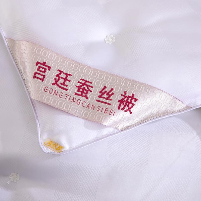 新款桐乡全棉蚕被桑蚕丝春秋丝舍被冬被子母被双人宿纯棉蚕丝单保
