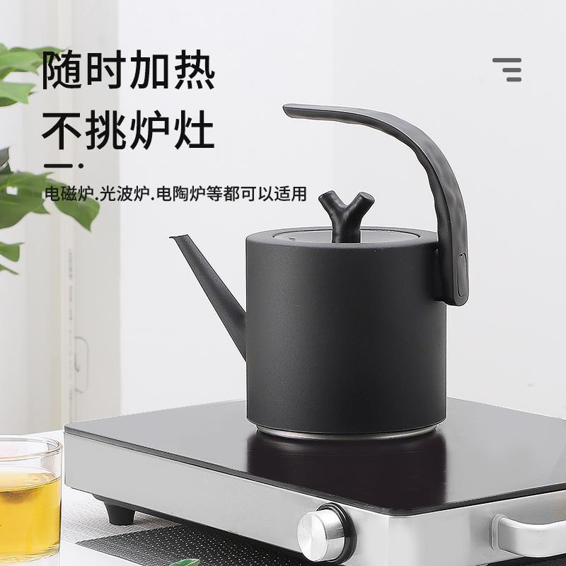04不锈钢茶teuqw带滤网商用厅饭店酒店泡茶餐壶3家用茶水壶烧黄壶
