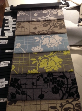 高档雪尼尔涤麻色织提花志达纺织软床沙发装饰面料BORSA-D