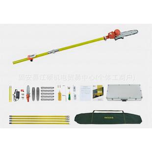 式园空林果树长枝柄修枝锯传动式绝缘电动DUI高锯背负绝缘杆高清