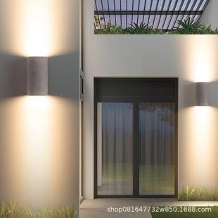 无品牌/创意磨石户外防水壁灯别井庭院酒店墅工业天风双头微水泥