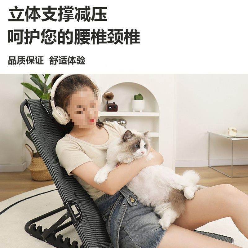 G背*批靠架床上靠背椅lrsf-89折可躺老人卧床护理用品靠背垫榻榻