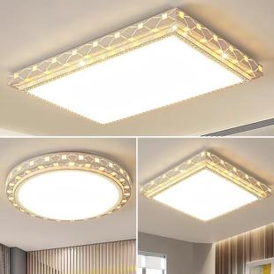 20年25卧室水晶客厅吸顶灯大厅主灯现代简卧约气325大家用圆形室