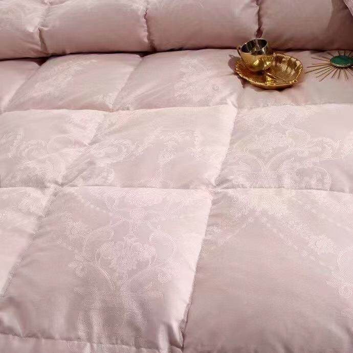 自充绒套羽绒被羽被壳品立衬羽绒被半成防钻毛被芯钻绒被高密防内