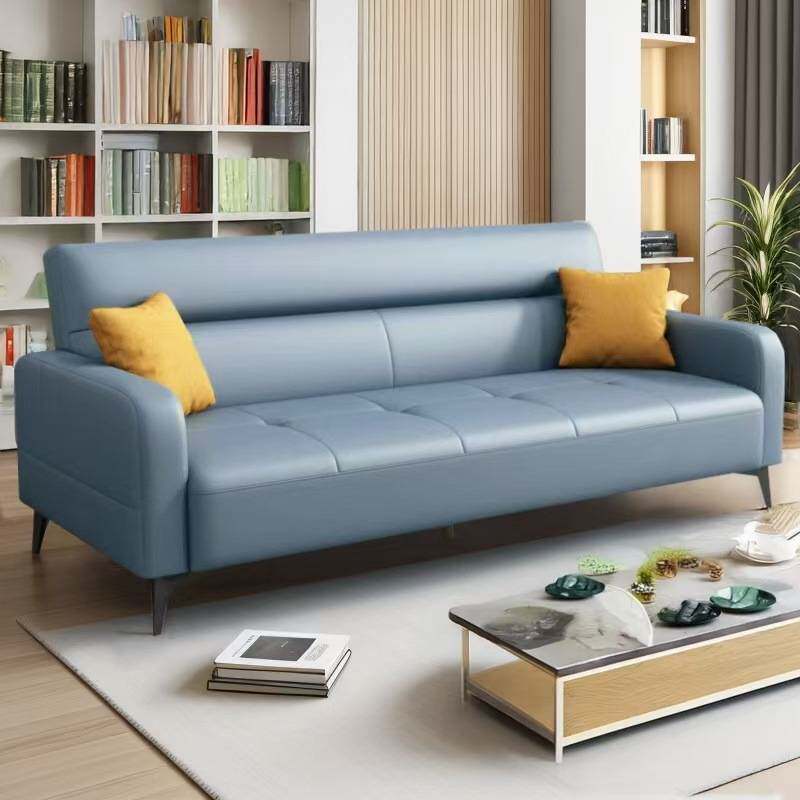 新款猫抓皮多功能折叠沙发床小户型客厅公寓服装店双人三人沙发