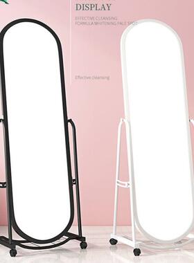 子身穿衣镜家用QML立式落地镜学生女全宿舍生卧室服镜装店大长试