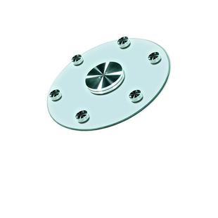 餐桌转钢化玻璃家用酒店旋yk0转饭实桌圆形台面盘加厚圆木桌玻璃