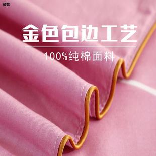 纯棉被套件加密150被200JiNSGDJE 全x棉被罩单个双人180x2单00儿