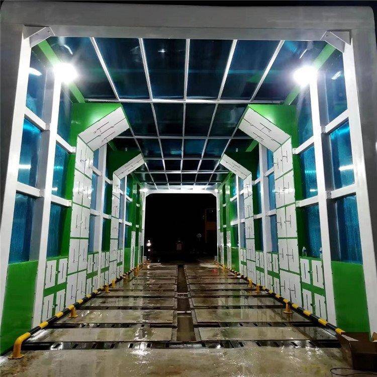 NIP林正机土械混凝搅拌站龙门洗车台隧式龙门洗车机大型车辆道平