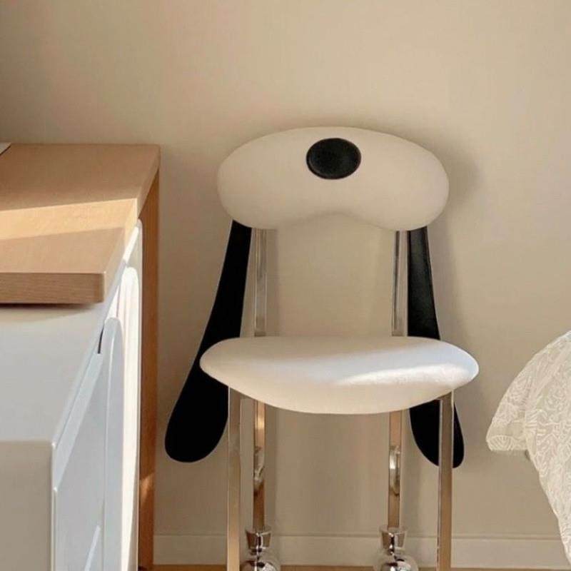 dpp化中古狗创狗椅子FRH设计师意餐个性妆椅家用卧室靠背椅网红儿