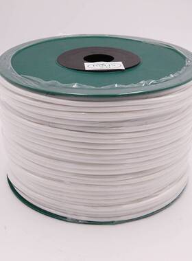 欧盟ROHS2.0标准白色O型内齿光壁线号管挤出工艺高亮光树脂穿线管