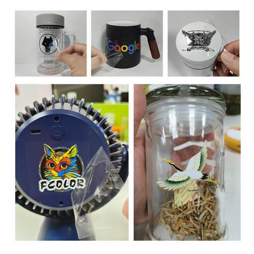 A3水晶移标AB印膜UV印打水晶贴981易撕转贴A3膜片材B膜卷转材AB膜