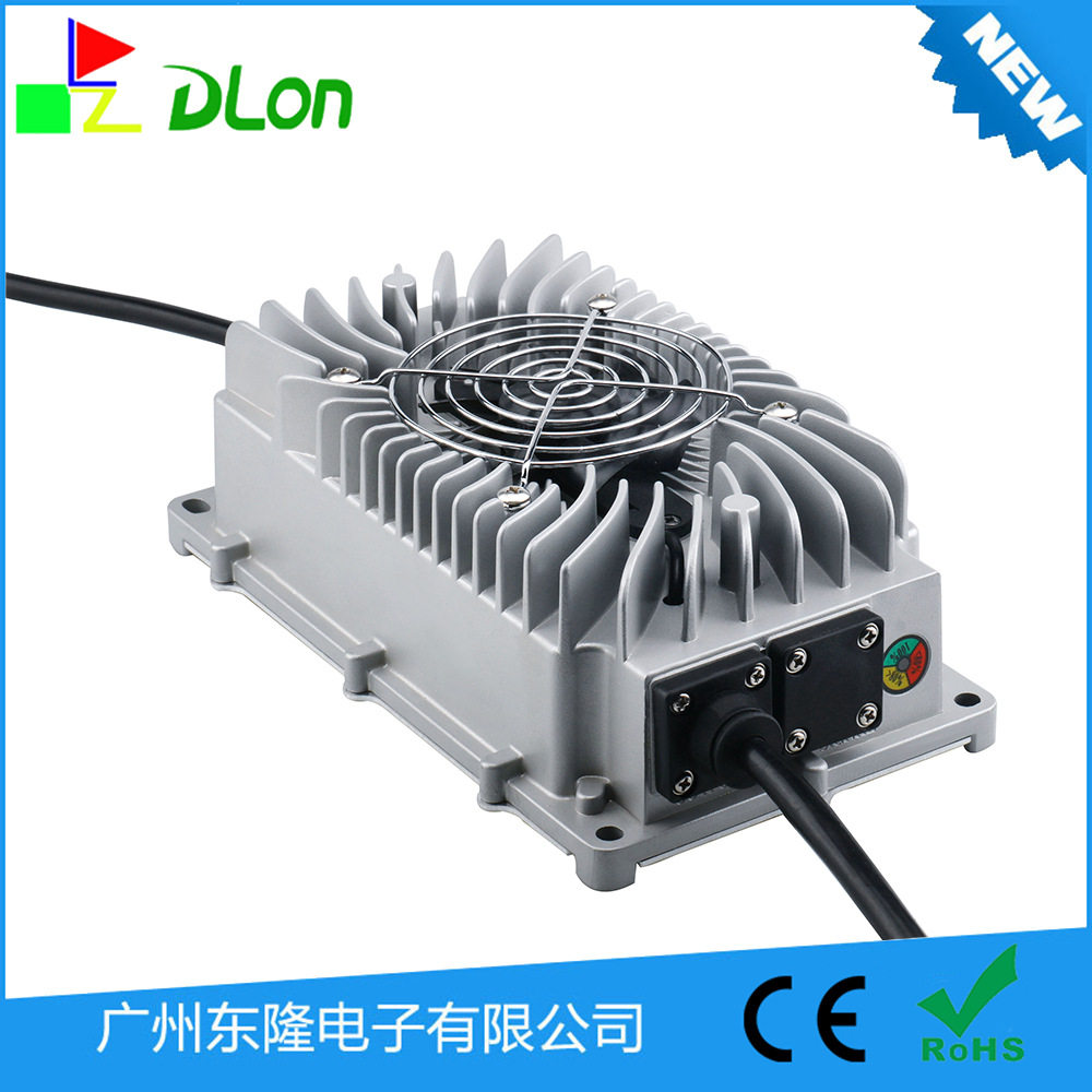 10串三元锂电池42v12a充电器防水等级IP67经过密封和灌胶处理