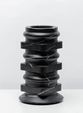 现几代创意何不规则仿大理石纹花瓶花器客厅桌装面餐插花94846564