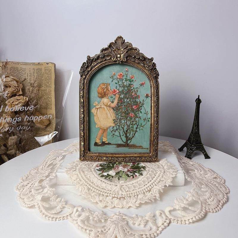 画法式客厅卧室复相框摆装饰欧古式轻奢雕花椭圆形挂墙件XX86226,家居饰品,DIY亲子装饰画,淘宝优惠券,粉丝福利购,淘宝优惠卷