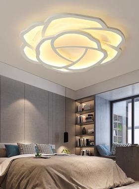 led吸顶灯创温馨浪漫时约尚房间灯现意119代简玫瑰花餐主卧室灯厅