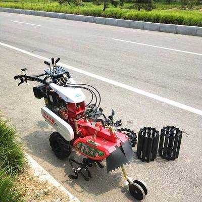 多功能田园理机小管型JZW手扶式开油微耕机大柴棚草莓沟起垄机