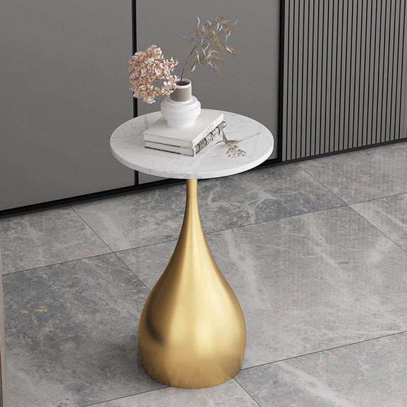 小茶几石客厅沙无发边几桌卧网大室简约现理代红圆角几大理石茶几