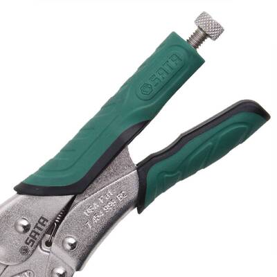 世达71306大力钳尖嘴带刃加力钳手动压力钳夹钳固定钳子9英寸