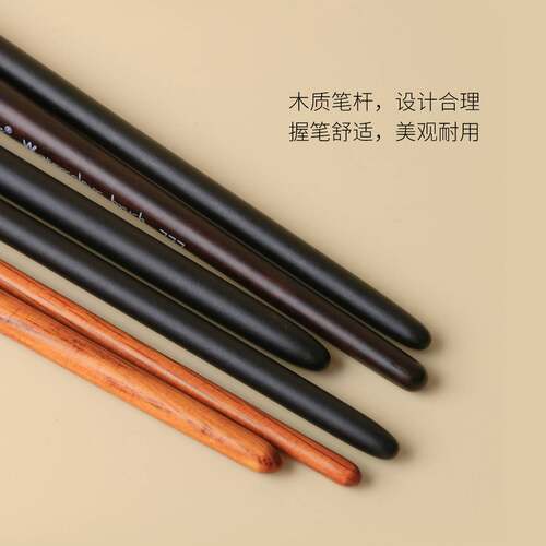 乔尔乔内笔帘11支动物毛画笔套装尼龙毛水彩画刷扇形排刷颜料板刷
