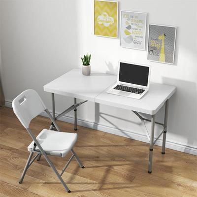 塑料叠桌子户外摆摊小家用8644长桌长方条形桌椅餐桌可折移动可折