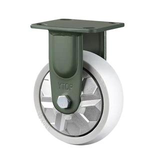 锰钢脚轮22B重型向4 86寸尼龙A6227优质万刹车P轮固定轮