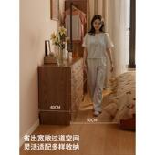 实木斗柜轻衣帽GYJ046架一体靠墙奢室卧挂衣架储物柜床置尾收纳物