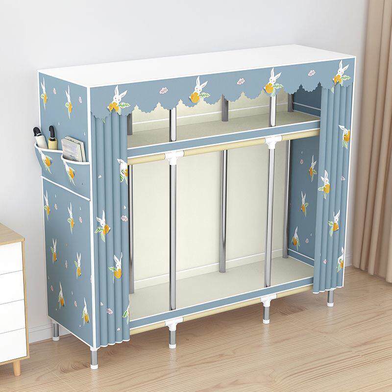 简易柜衣柜家用卧室宿舍出租房橱钢管组装加粗见详情加架固收纳衣