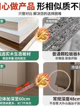 租实用木衣柜家24892用卧室简约现代小户型对开门衣橱出屋儿童物