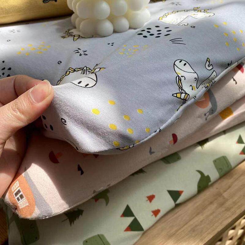 WZX全棉针儿童面枕幼儿园学生乳胶包枕c卡通印花3织0*50m四季通用