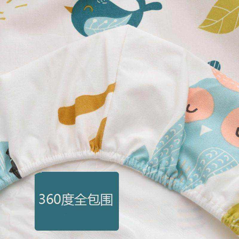 婴床笠防水单件.儿童隔全包.棉定作婴儿床床单尿GMJ床垫儿套罩