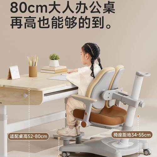 童学习椅儿学习椅小学生升可降调节姿椅追背正座椅纠正坐姿书桌写