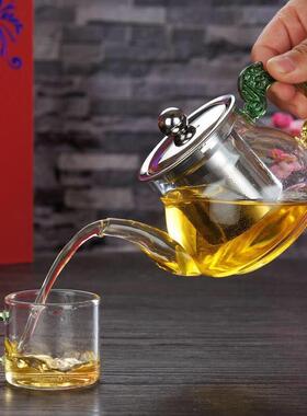 加厚耐热耐温明火陶玻璃高茶壶电不锈钢煮炉MDW茶壶花茶壶