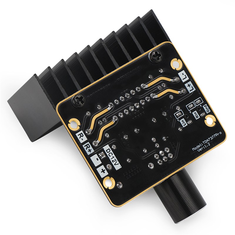 DIY音箱功放模块 TDA7377功放板 12V双声道立体声30W*2汽车级功放