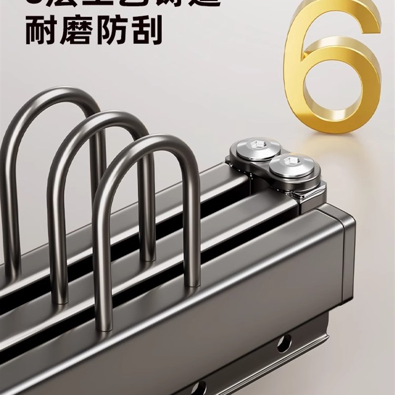 折叠晾衣架晒衣架隐形伸缩晾衣杆壁挂晾晒架室外阳台晾衣晒被神器
