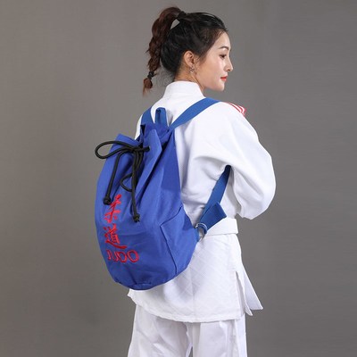 柔道服双肩包定制印log护具包训练用品包道服道包柔道服书包