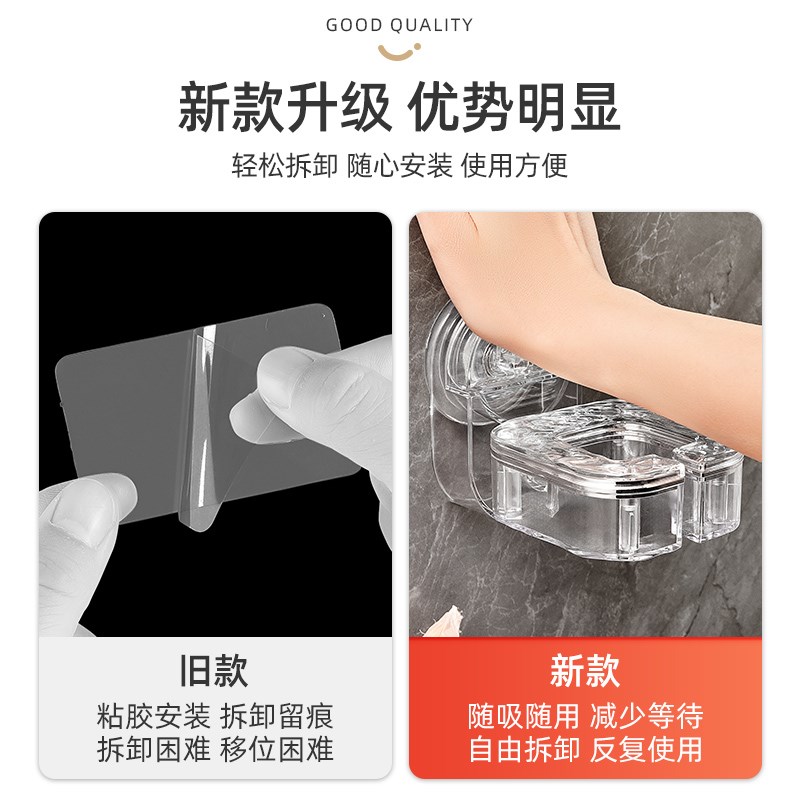 懒人!吹风机置物架免打孔卫生间壁挂式电吹风支架收纳挂架