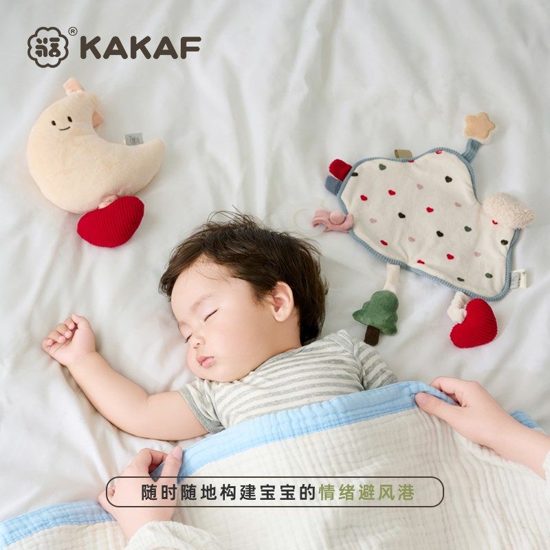 新生的儿见面礼盒宝宝满月百天礼物小月龄宝宝安抚哄睡玩具可啃咬