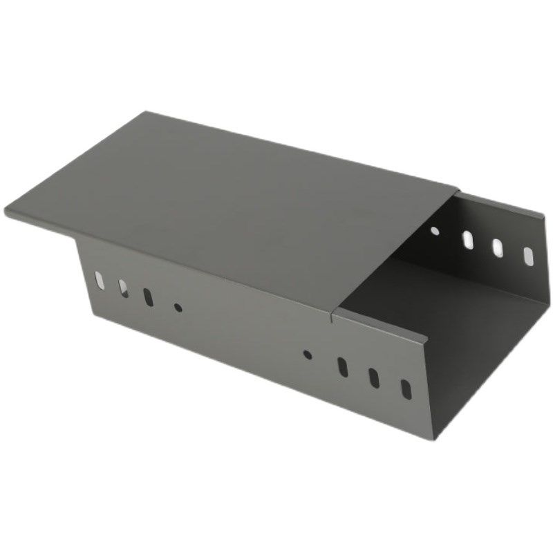 定制防火槽式桥架喷塑防火不锈钢镀锌槽式梯式托盘式镀锌桥架