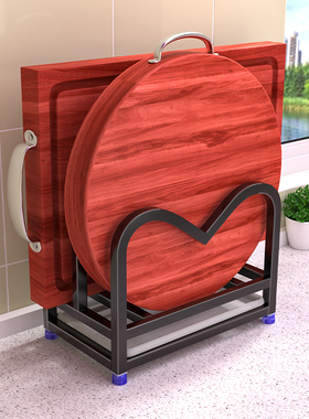 厨房双菜板架子座落地锅盖架子菜板放置架砧板P放置架收纳架枮板