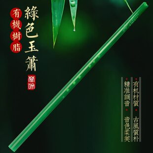 萧乐器玉萧树脂箫玉箫洞箫FG八孔通口短箫潇初学专业六孔反手古风