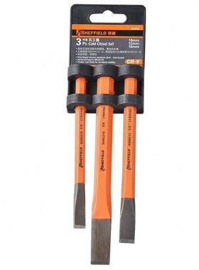 钢盾工具3件套石工凿S080001