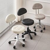 吧台椅美容院专用可升降凳子卧室靠背椅子旋转酒吧椅化妆梳妆圆凳