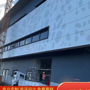 氟碳漆外墙幕墙门头冲孔镂空雕花吊顶装饰造型铝板加工定制