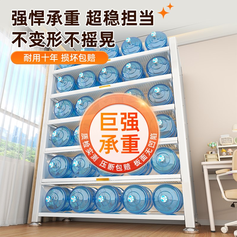 钢制书柜防尘书架落地储物柜一体带门客厅展示柜铁艺儿童置物柜子