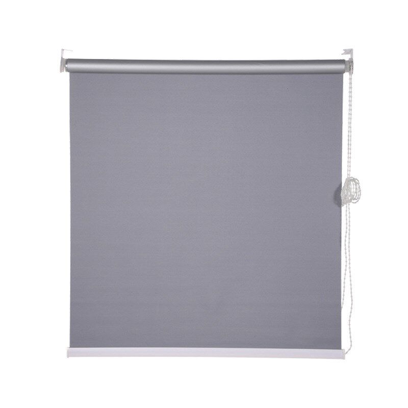 办公室窗帘成品工厂价素色纯色拉帘全遮光半遮光窗帘卷帘