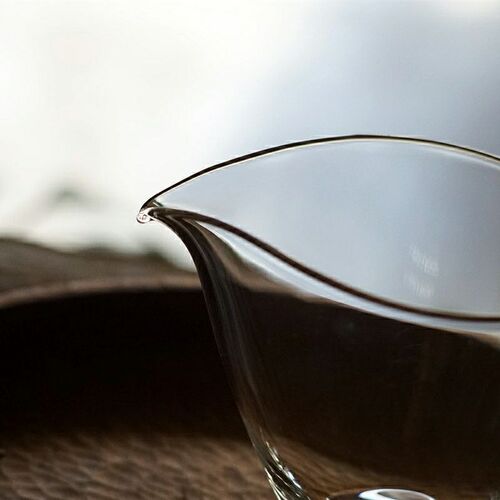 透明玻璃公道杯 家用茶海分茶器 高硼硅玻璃小号分茶器公道杯