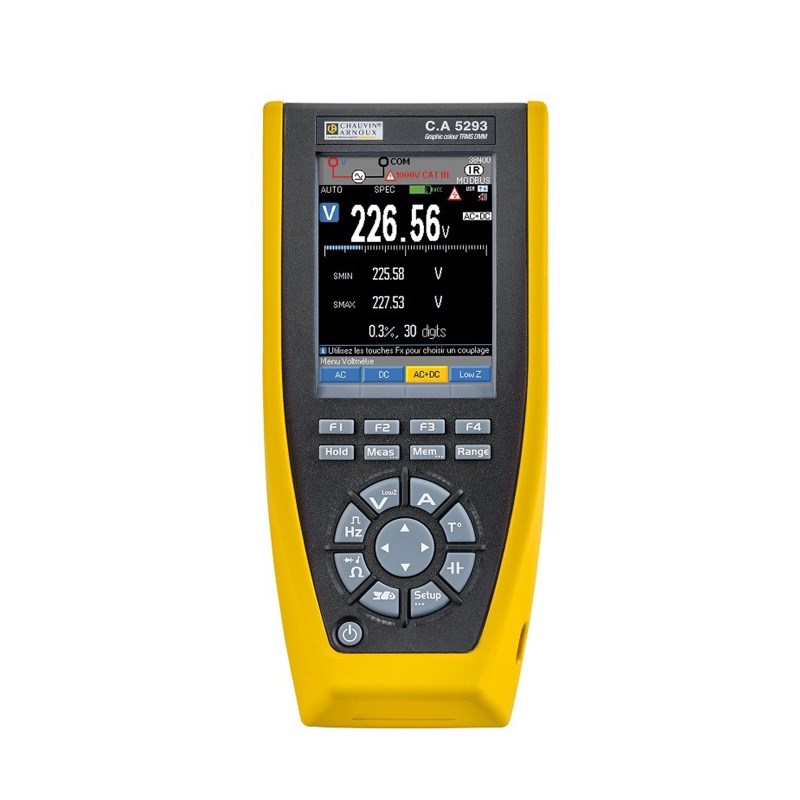 CA TRMS彩色图形万用表CA5292 CA5293电阻/频率/交直流测量