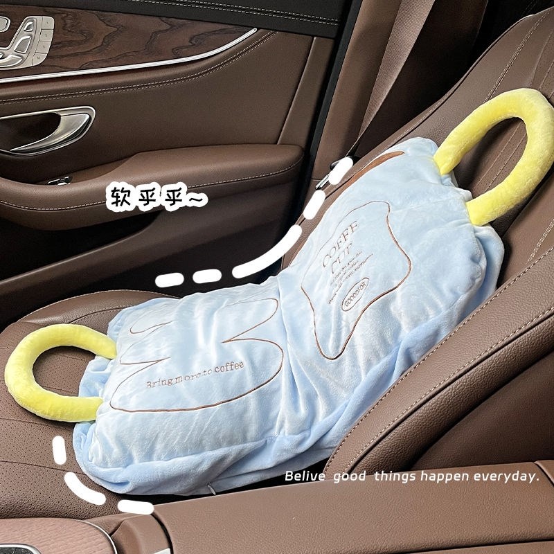 二合一抱枕被车用可爱手提抱枕毯子两用车载折叠靠枕午.休毯腰靠