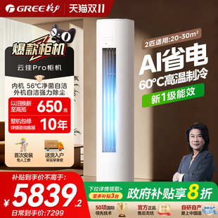 新一级云佳Pro2匹3匹变频空调客厅柜机 格力官方 国家补贴 Gree
